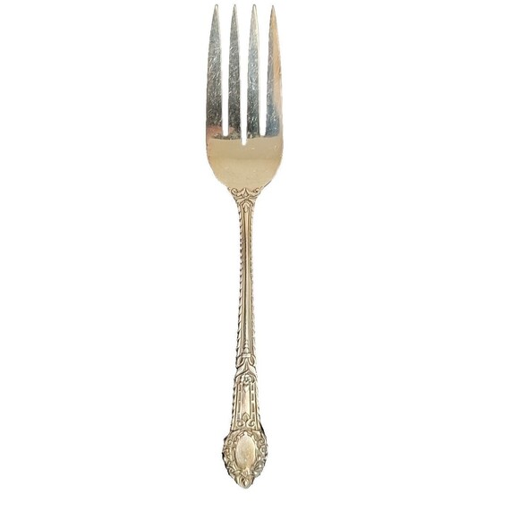 1‎ Oneida Community RENDEZVOUS Old South I Silverplate Silverware Salad Fork - Picture 1 of 6